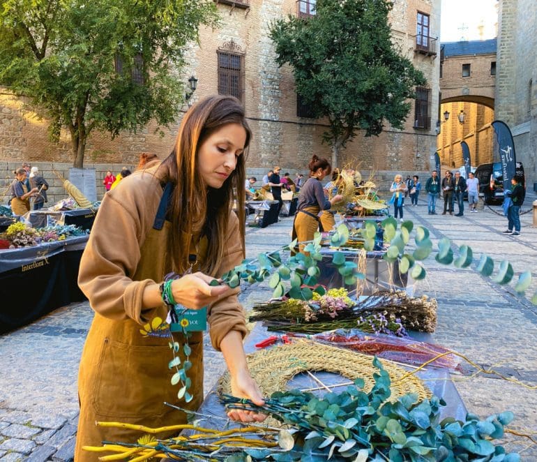 Interflora celebra el concurso de la mejor floristería artesanal en Toledo