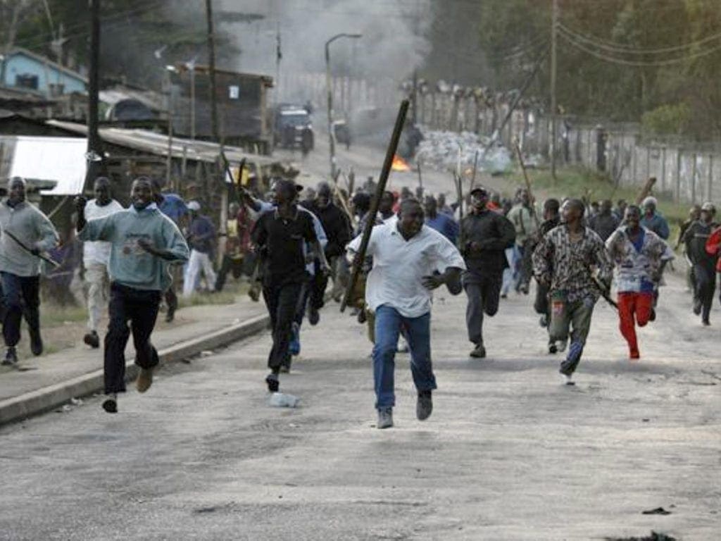 Post-election violence in 2007.