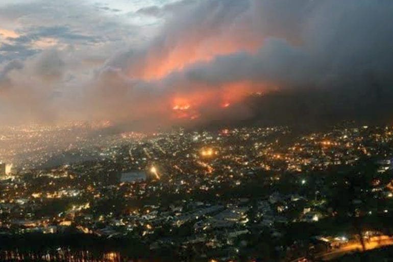 Table Mountain Fires in 2021