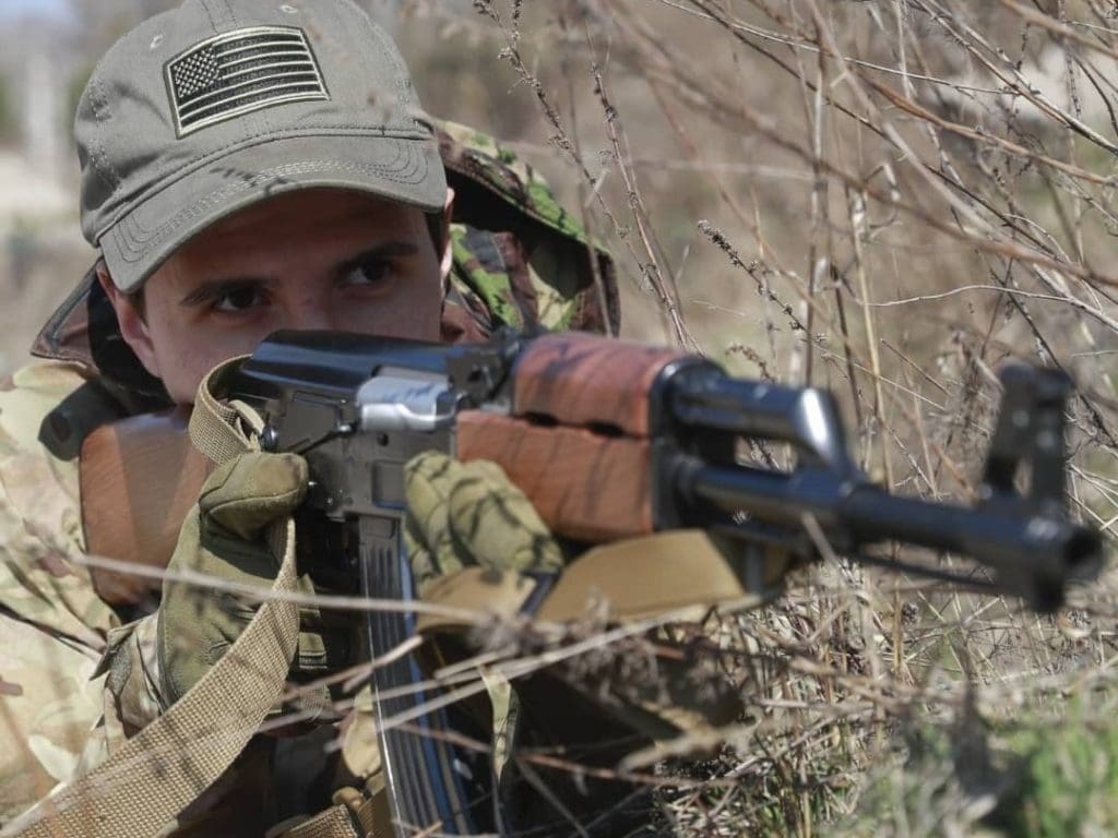 Ivan fights on the frontline in the Donbas region to fend off the Russian invasion of Ukraine