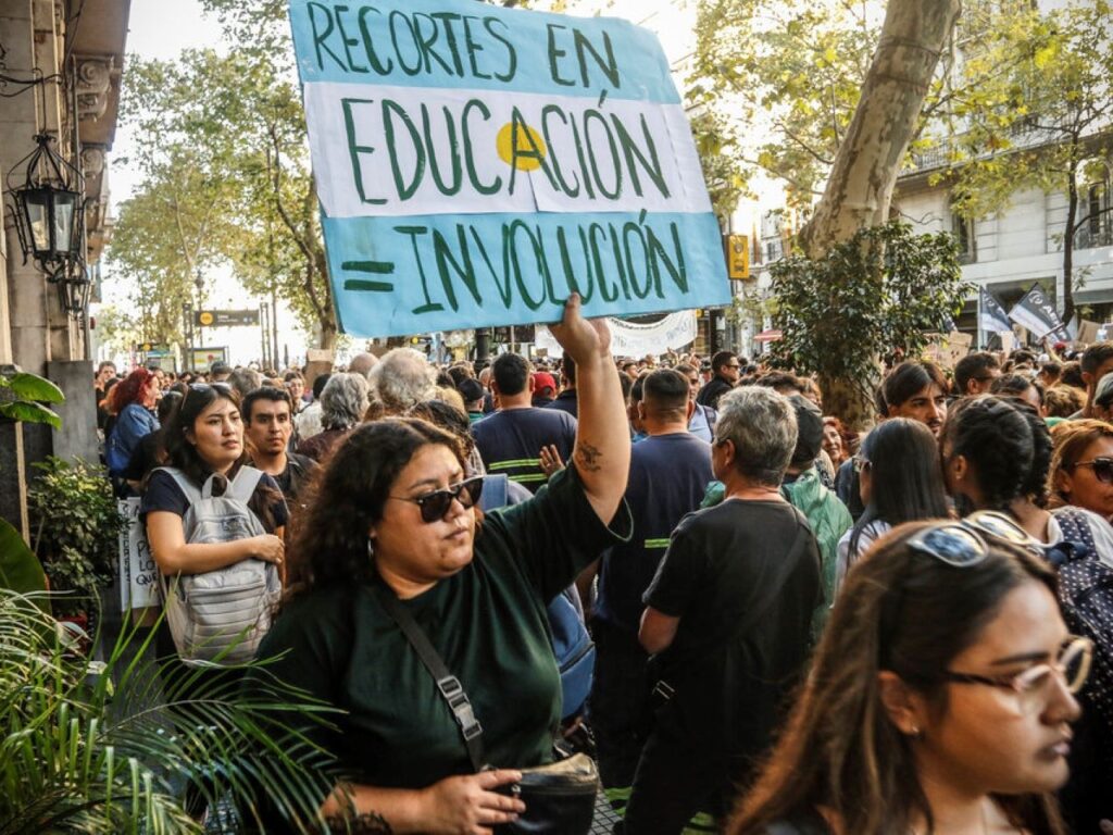 Since Javier Milei took office as president, Argentina has seen an escalation of social tension, with protests intensifying and institutional responses hardening. | Photo courtesy of Agustina Binotti