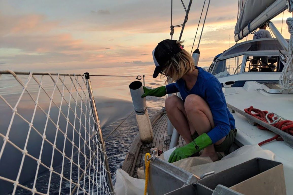 Searching for sustainability at sea: a sailboat adventure inspires a dream to deplastify the world