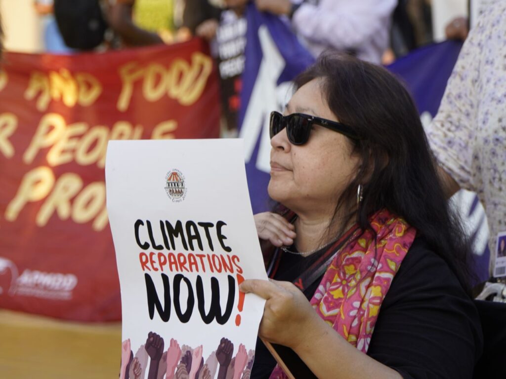 Filipino climate activist Lidy Nacpil 