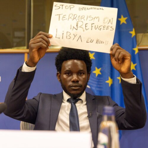 David Yambio is a Sudanese refugee in Italy