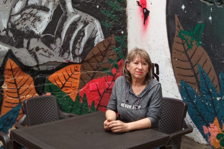 Doris Suárez lives at La Casa de la Paz in Bogotá, where she and other ex-combatants brew beer and work for peace.