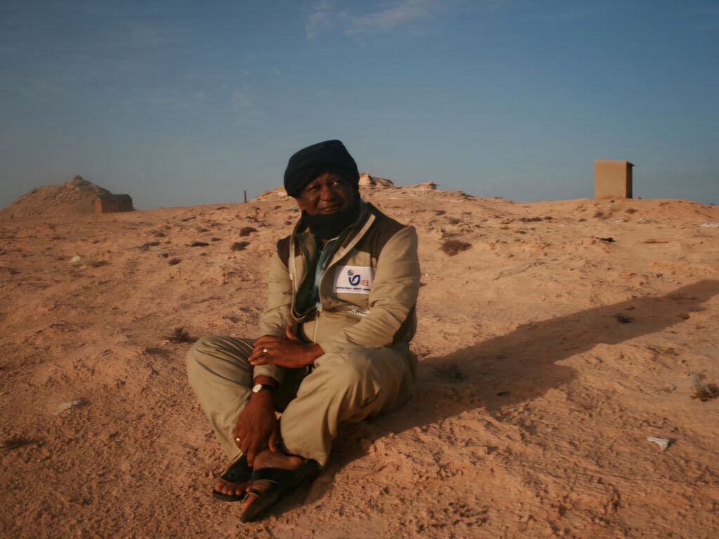 Dr. Jibunoh is the campaigner who risked his life to draw attention to encroachment and environmental issues in the Sahara Desert