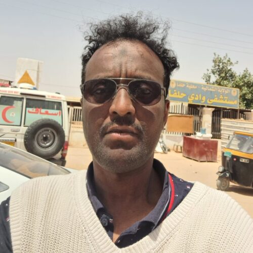 Dr. Maqbool in Sudan, at the city of Halfa on the border with Egypt.