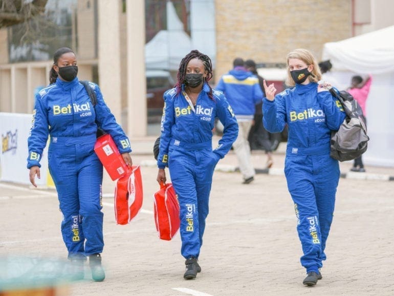 Female crew breaks barriers in WRC Safari Rally debut