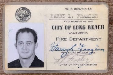 Jeff's father Harry Frazier died of occupational cancer at 58 after serving as a firefighter in Long Beach, California for years