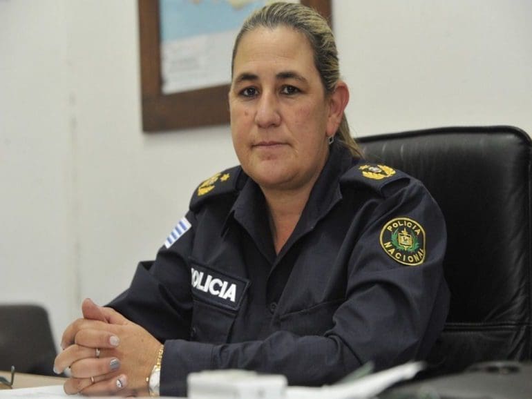 Primera mujer en asumir un alto cargo en la policía de Uruguay