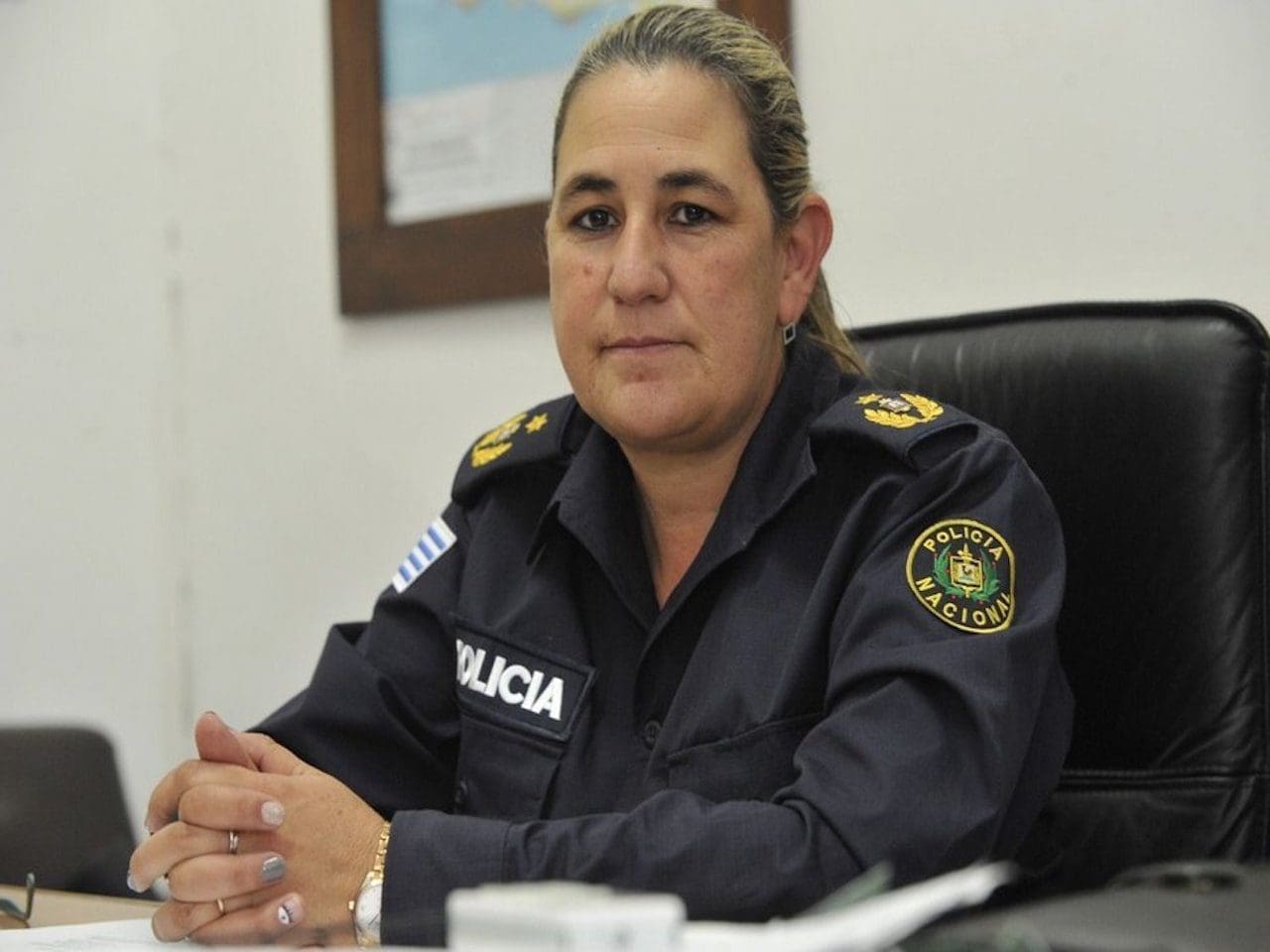 First woman to assume a senior position in Uruguays police force image image