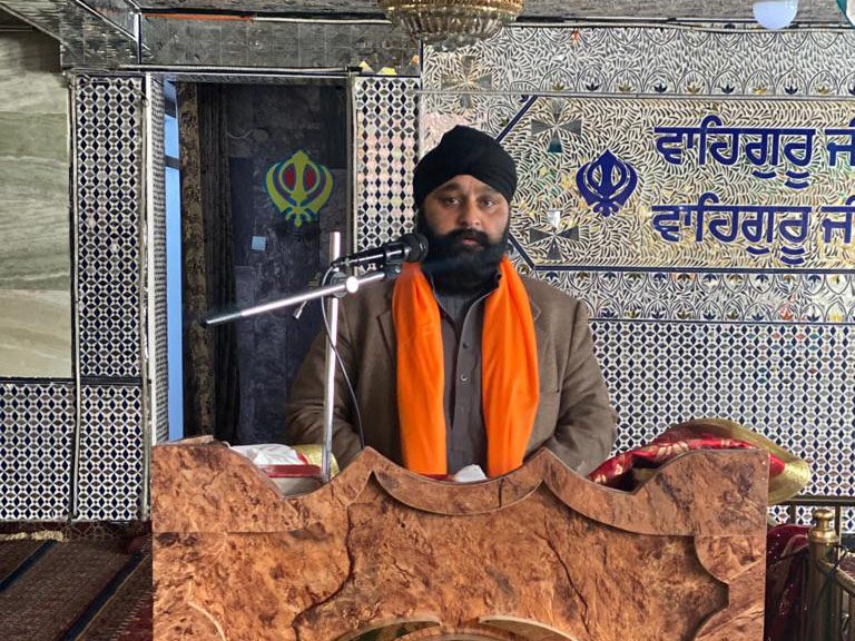 Gurnam Singh Rajwanshi is a Sikh who escaped Afghanistan for India after the Taliban took over the country