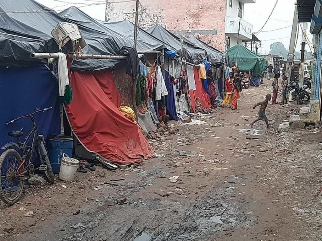 A Rohingya camp at the outskirts of New Delhi. | Salamullah