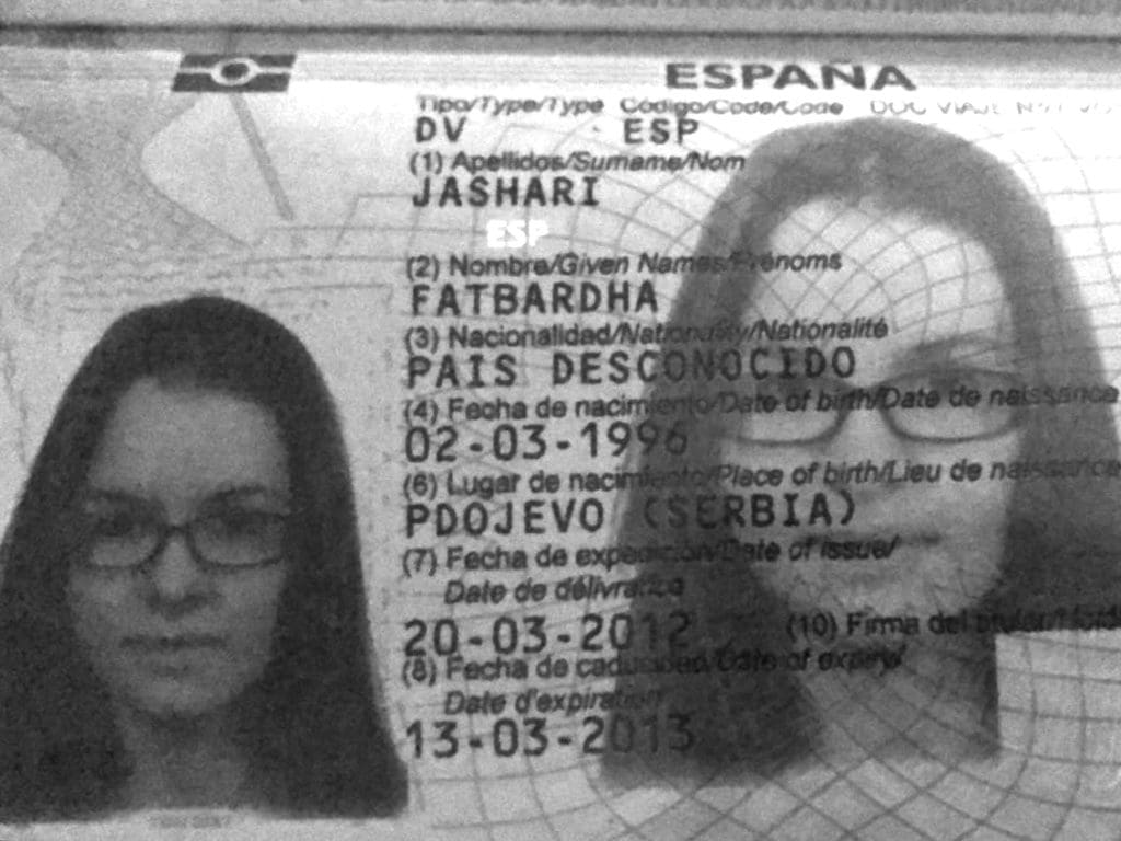 Fatbardha's expired passport, which document's Spain's view that she hails from an 