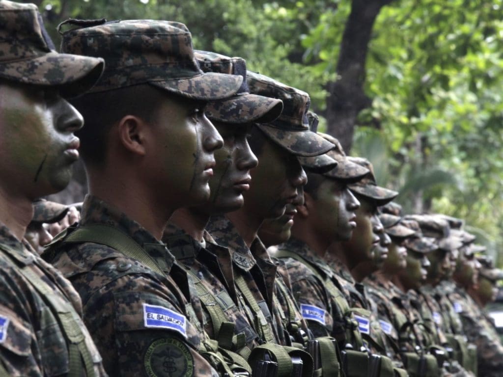 Soldiers from El Salvador's Special Reaction Forces have been activated by the president to control gangs in the country, suspending constitutional rights of citizens.