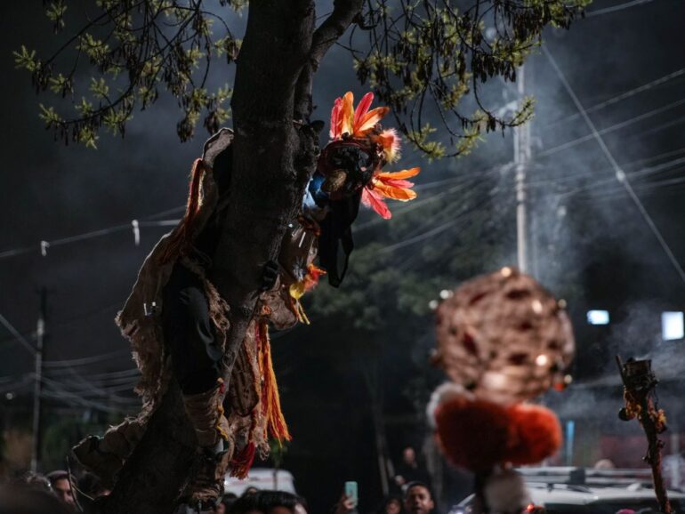 The Mapuche indigenous community of Chile celebrates “We Tripantu” festival on the winter solstice