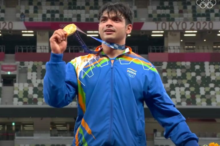 Javelin thrower Neeraj Chopra made history in the Tokyo Olympics by earning India's first gold medal in athletics.