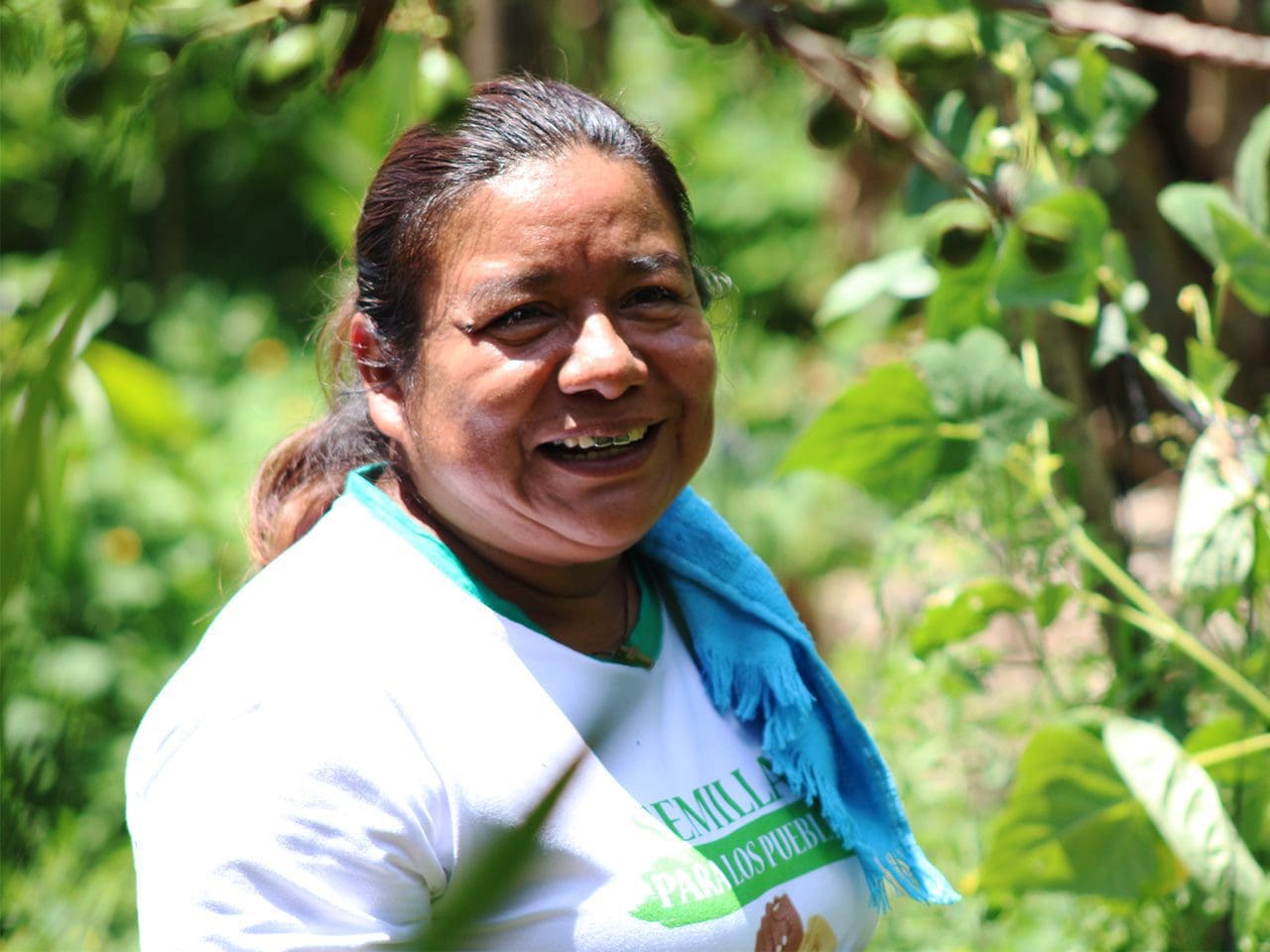 Ana Martínez's passion for organic gardening has led her to train others in her community