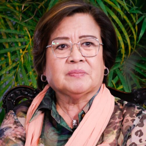 Leila de Lima is a Philippine politician, lawyer, human rights activist, and law professor who previously served as a Senator of the Philippines from 2016 to 2022.