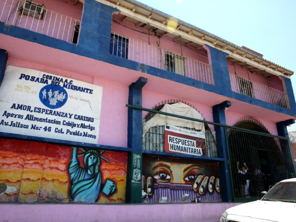 Albergue Posada del Migrante en Mexicali | Foto cortesía de Altagracia Tamayo.