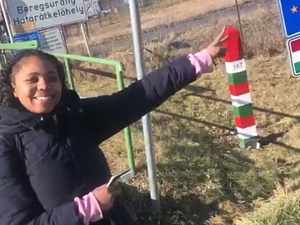 After facing discrimination by border officials, Mandisa was finally allowed entry into Hungary
