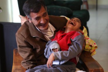 Raul and his grandson Evan have a special bond even as Evan cannot communicate with words