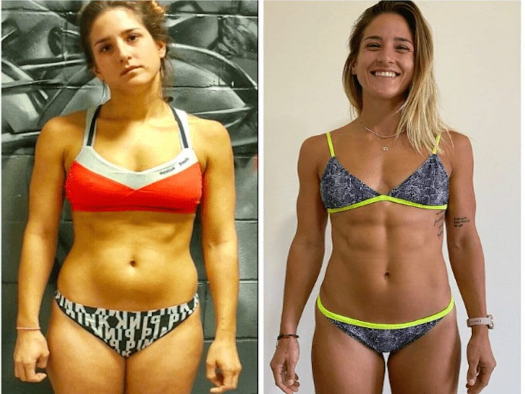 Before and after of Cata | IG Cata Guimarey