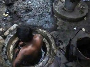 The degrading, dangerous work of manually cleaning India's sewers, septic tanks and manholes fall to those in the Dalit Caste, considered the lowest of India's caste hierarchy system.