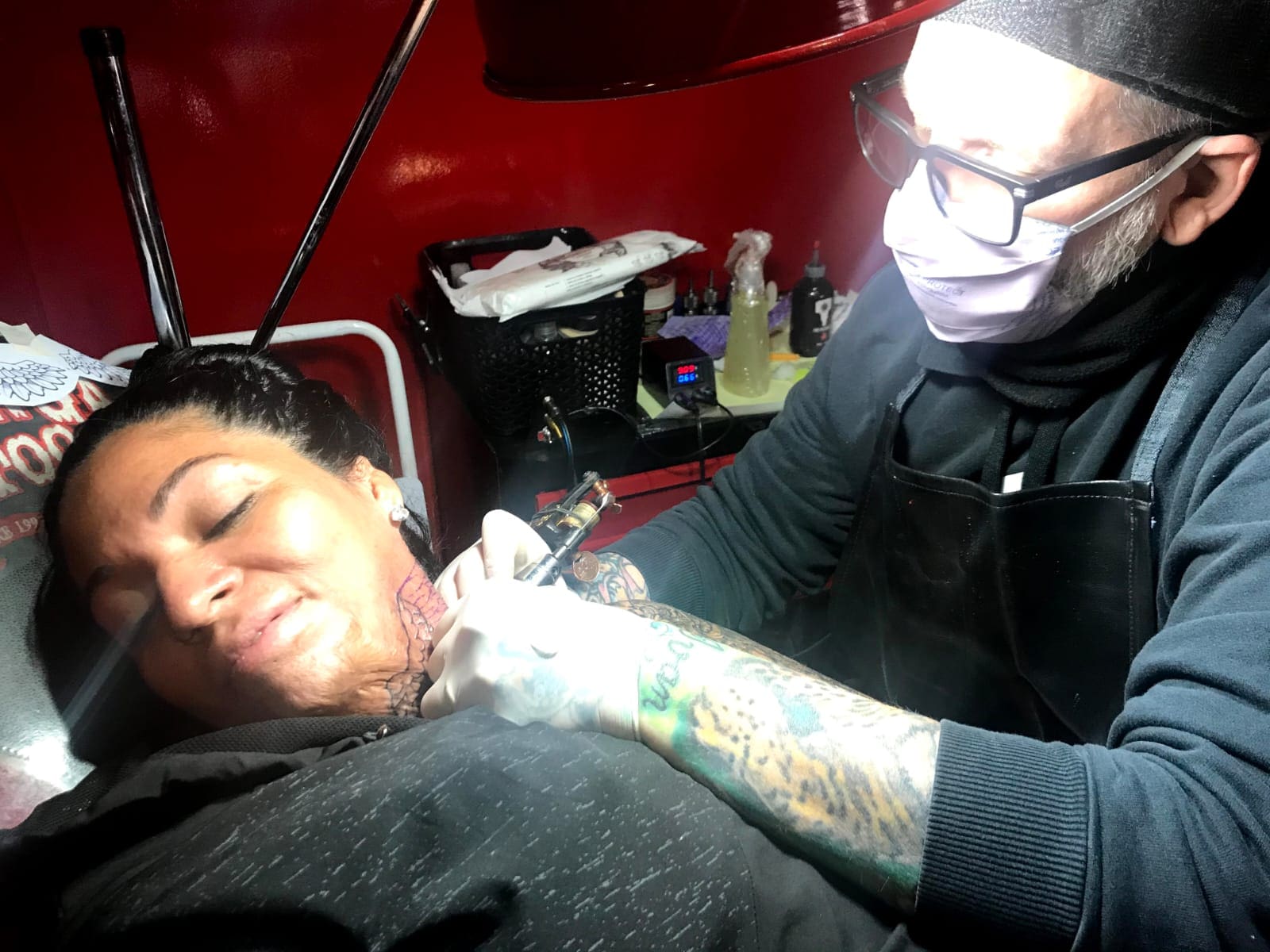 Tattoo artist Diego Staropoli, founder of Mandinga Tattoo, has been providing healing tattoos for nearly 15 years