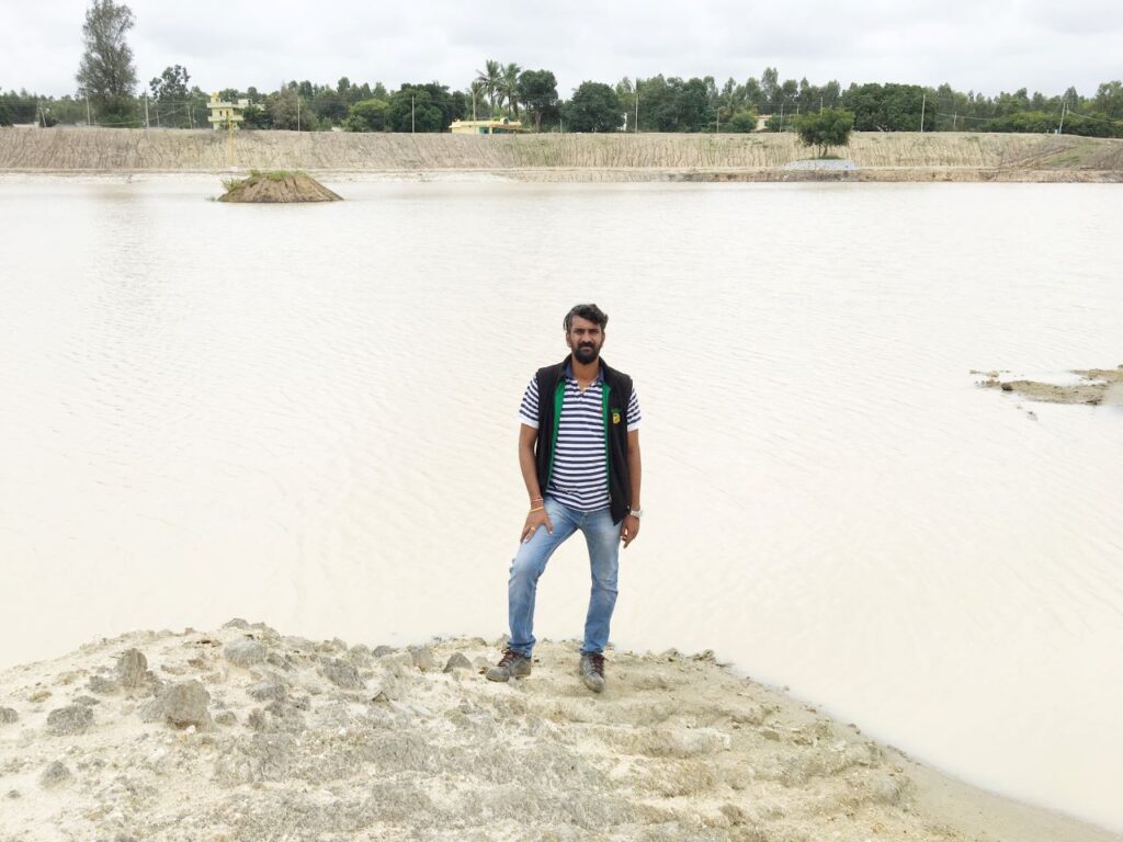 The goal of India's Lake Man is to rebuild thecountrys lakes in order to produce excess water. | Photo courtesy of The space around one of India's lakes gets cleaned before rejuvination efforts begin. | Photo courtesy of Anand Malligavad