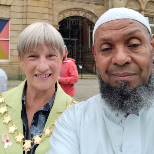 Ibrahim Hussein, the Imam of the Newport Mosque for 20 years, immigrated to the UK more than 50 years ago.