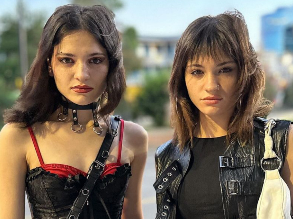 Twin sisters Amy Khvitia (left) and Ano Sartania (right) discovered each other's existence through TikTok, connecting for the first time at the age of 19. | Photo courtesy of Ano Sartania