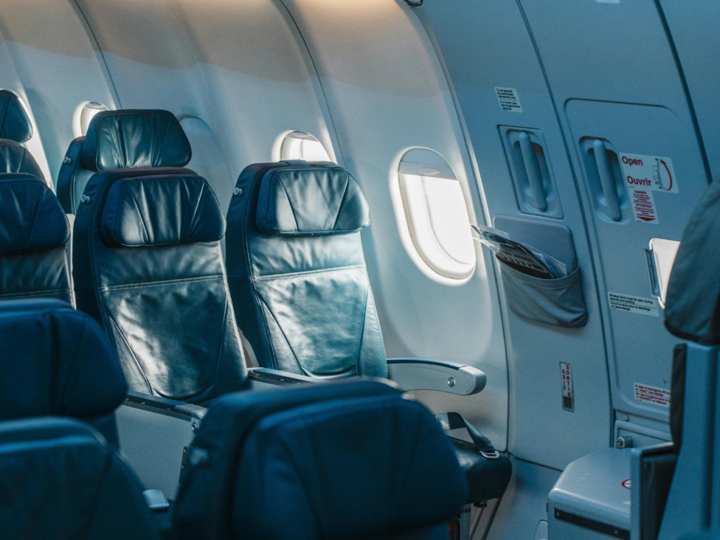 Calm cabin before take-off | photo by Clément Proust, courtesy of Pexels