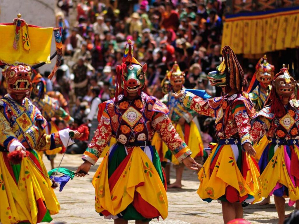 Every mask dance performed during a Tshechu has a special meaning or a story behind it and many are based on stories and incidents from the centuries ago when Guru Padmasambhava was alive.