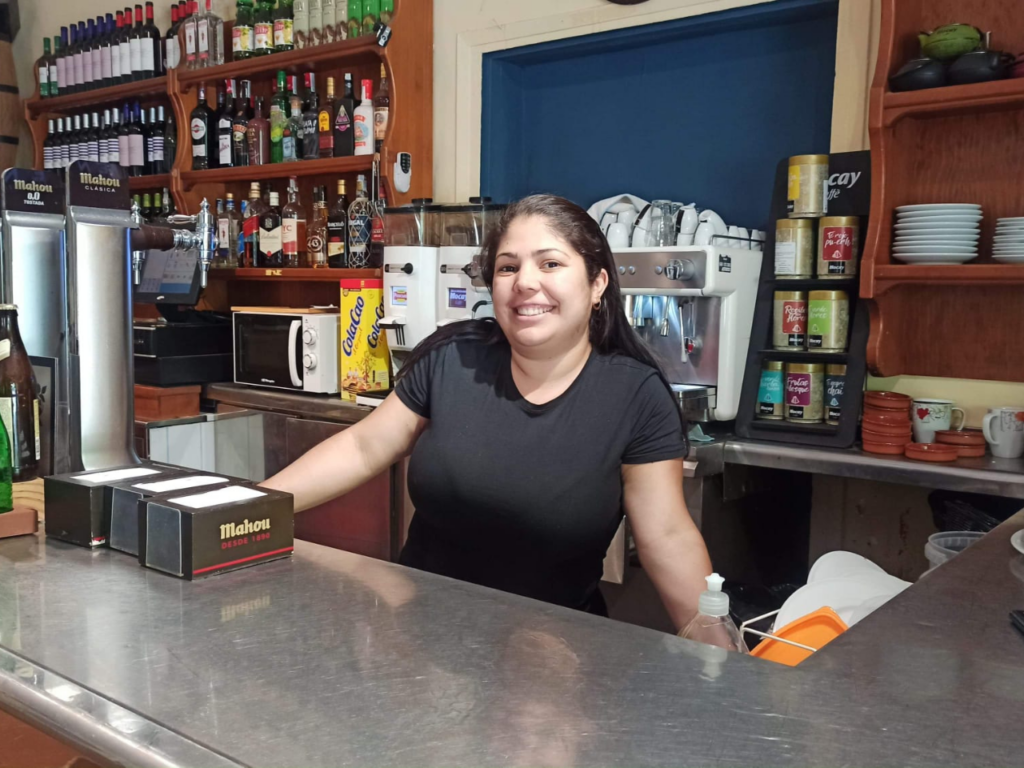 Soraida Ledezma working at her restaurant | Photo courtesy of Soraida Ledezma