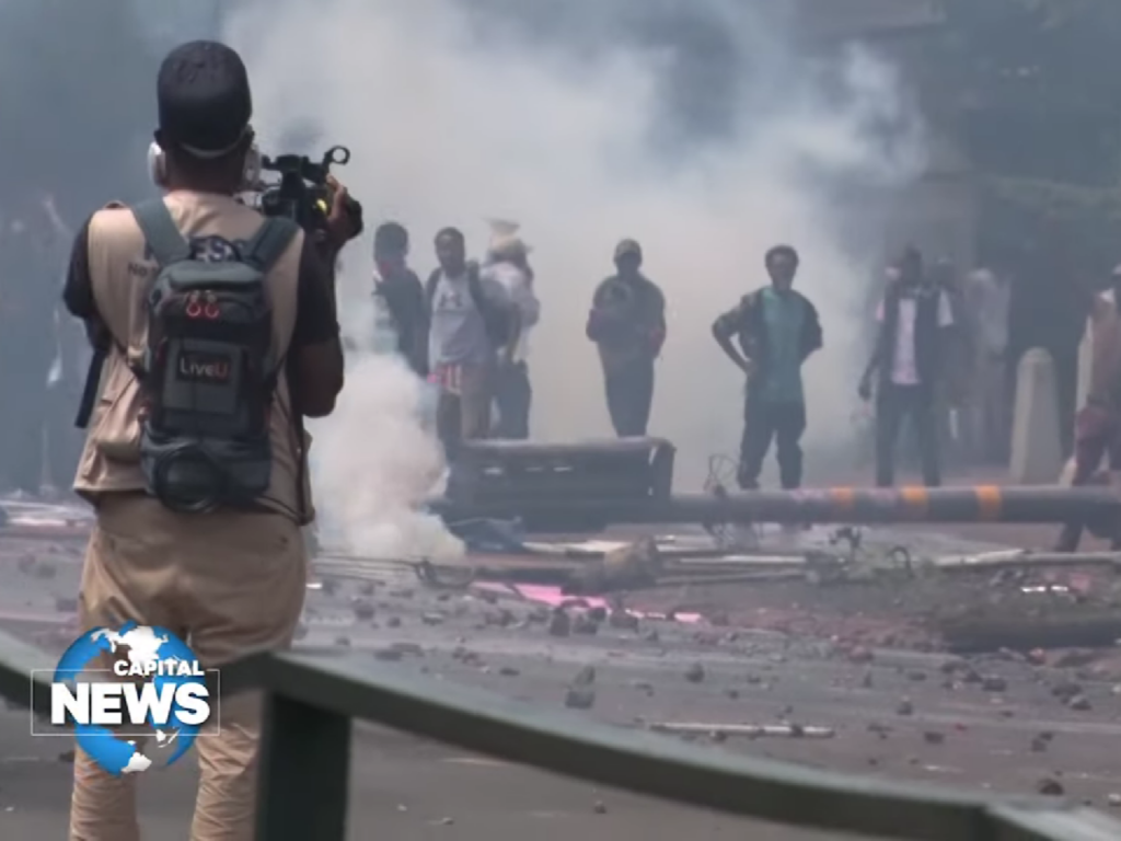 Violence erupted during the Gen Z Protests in Kenya in June 2024. | Photo from 