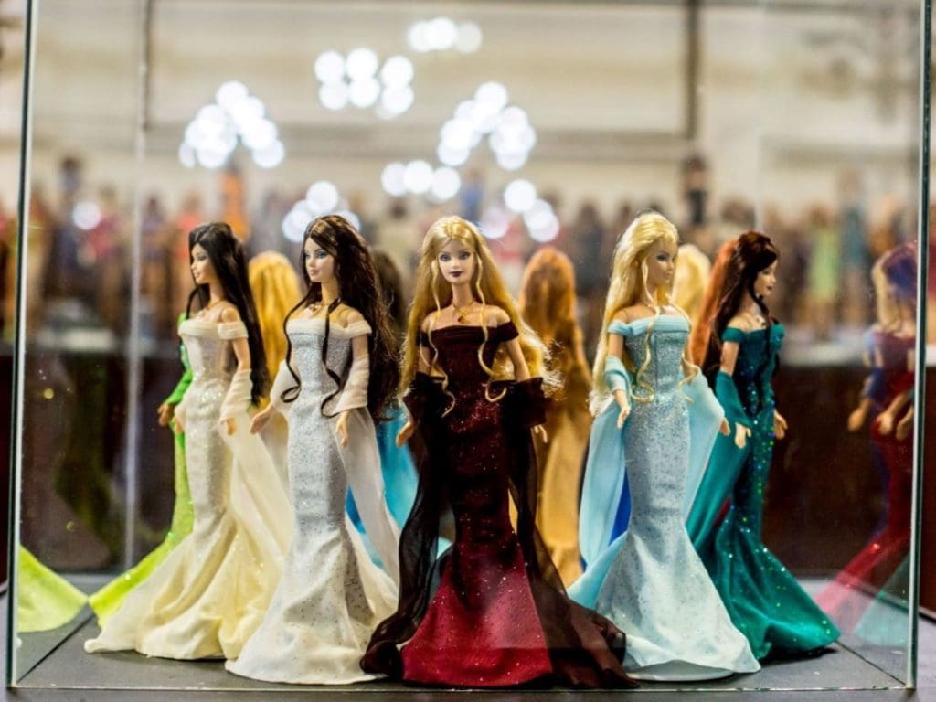 Barbie collector shows dolls in museums, attends Barbie movie