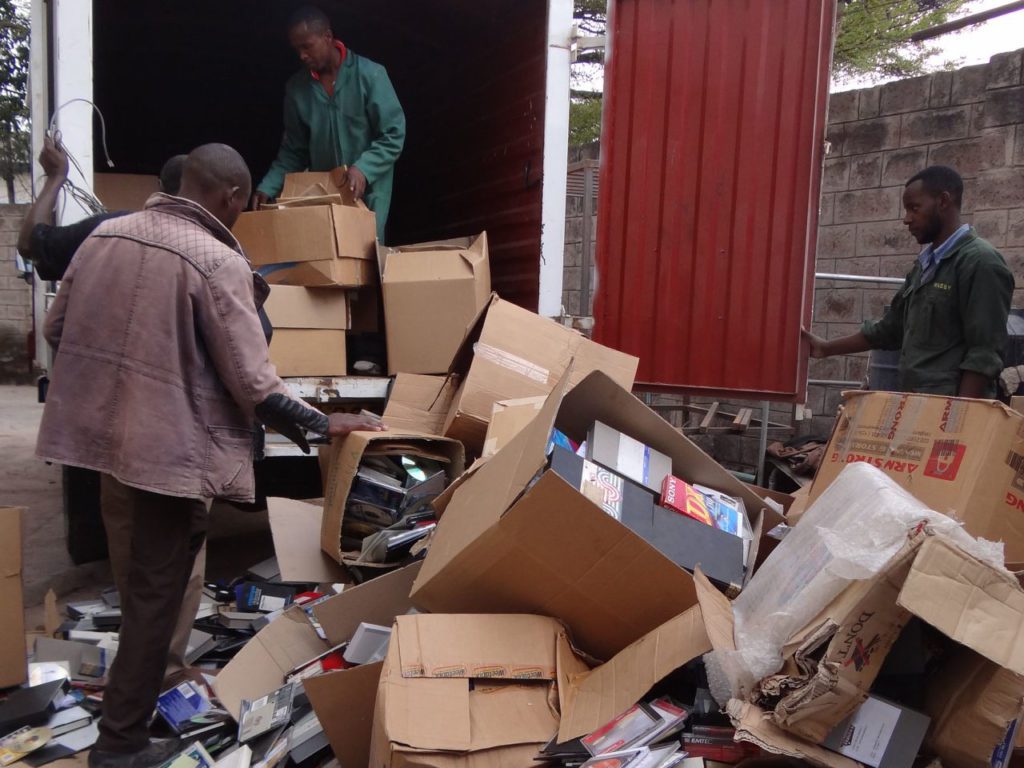 Through the Electronic Waste Initiative Kenya entrepreneurs collect, refurbish, and dispose of electronic waste while making an excellent income