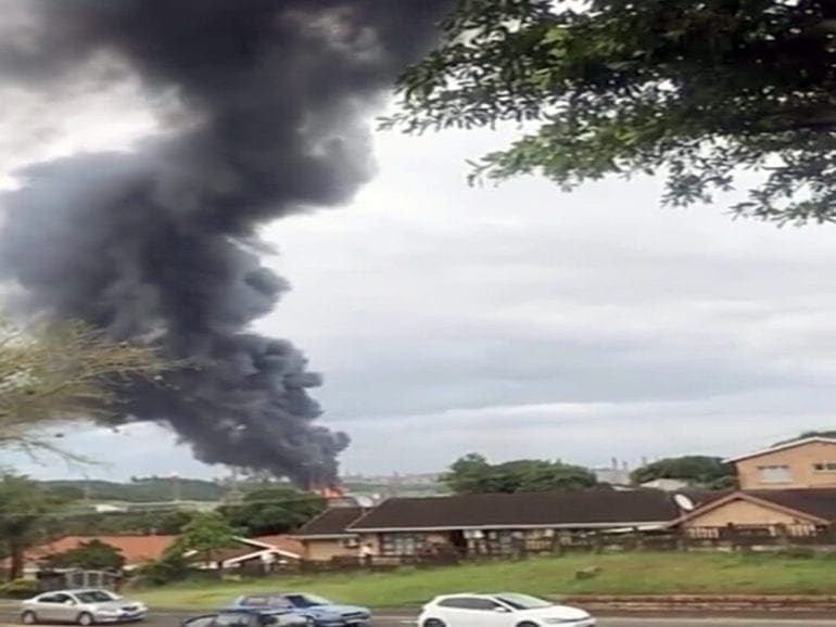 Refinery explosion rocks South African community