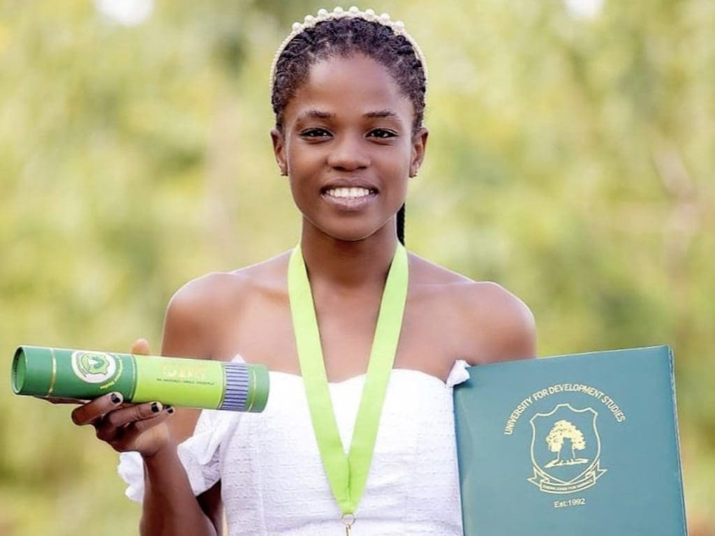 Zoogah Dorcas celebrates being the first in her family to finish her studies and earn a university degree after avoiding an early marriage that would have halted her entire life. Now, she actively participates in the fight for gender equality and social change, helping women all over the world. 