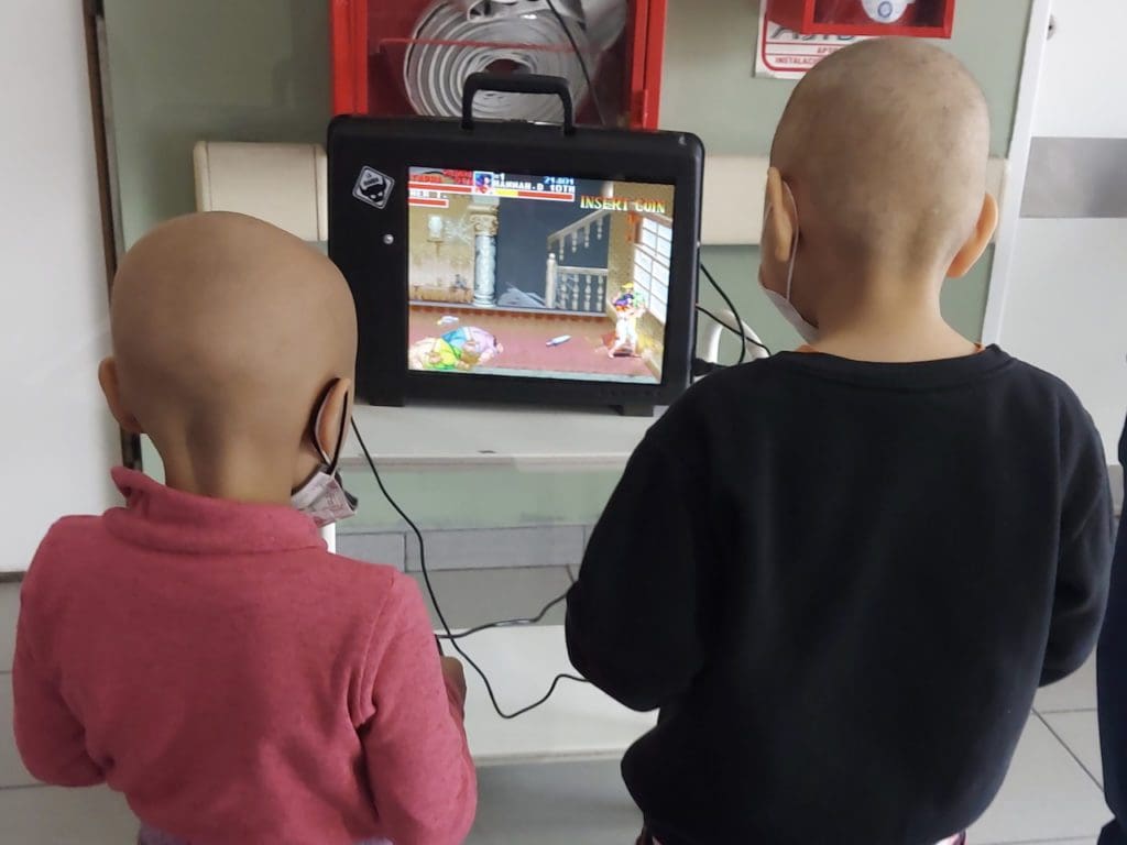 After plunging back into video games during the Covid-19 lockdown, Miguel started generating income from his twitch streams. He decided to use the money to help others, and quickly began building consoles for sick children after getting involved with a children's hospital. The consoles go to children undergoing chemo so they can play during their treatments. 