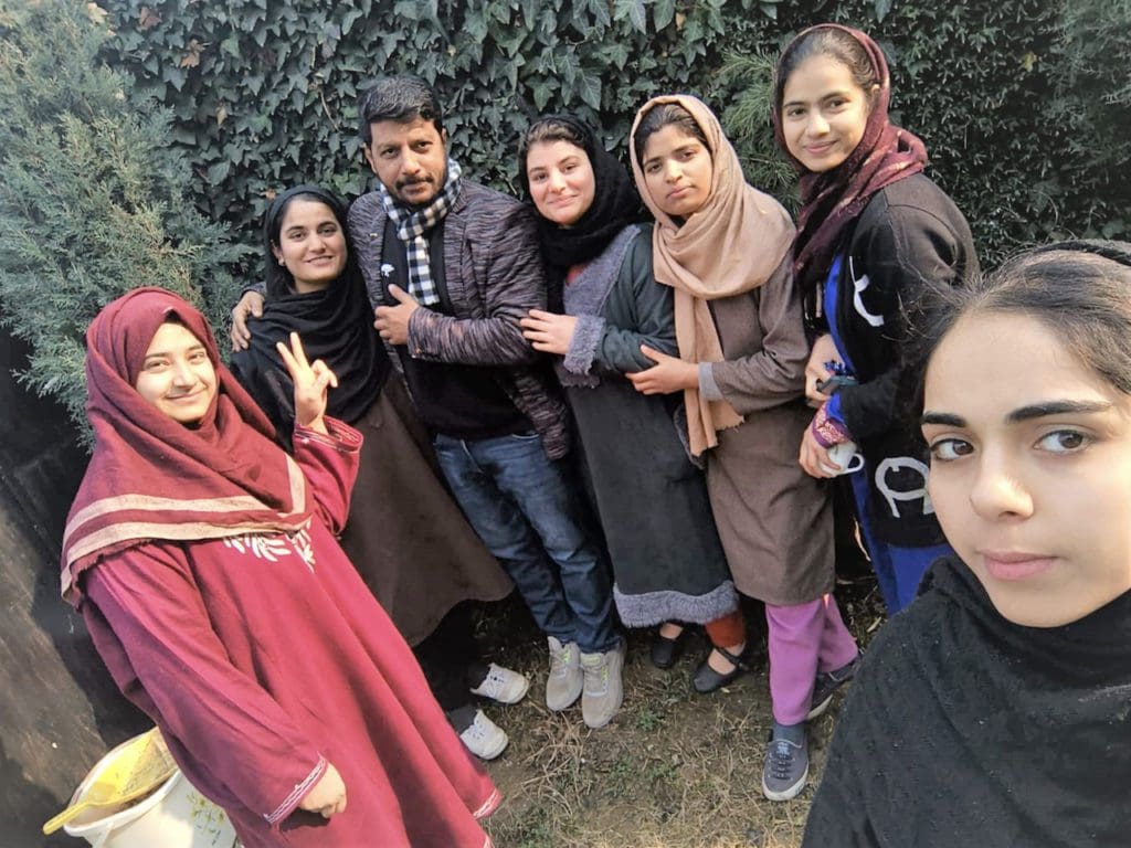 Terrorism is to blame for the amount of orphaned girls in Kashmir. Thanks to the Borderless World Foundation, an NGO dedicated to social activism, they've been sheltered and cared for. Many of them eventually left the orphanage to lead their adult lives, but still remain in contact with Adhik Kadam.