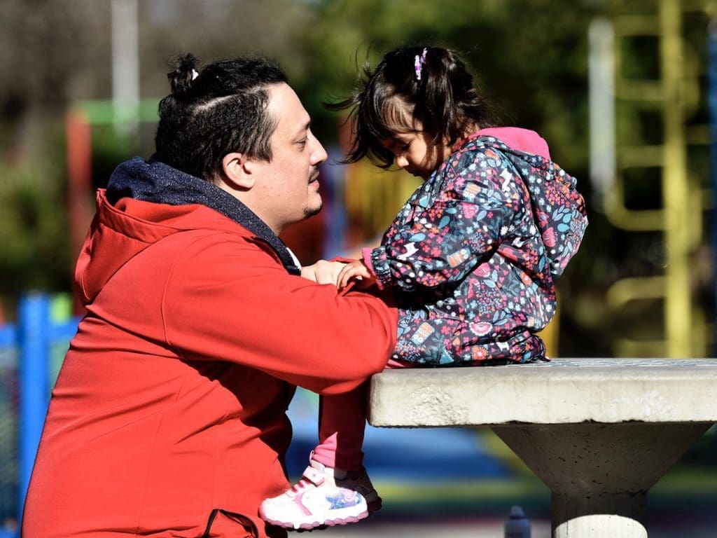 Pablo Fracchia always wished to be a father, but feared he may never get the chance due to his sexual orientation. When the Equal Marriage Law passed in 2010 in Argentina, he signed up to adopt a child and met his precious daughter, Mia, at a hospital. 