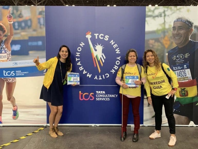 La primera mexicana con discapacidad de la historia corre el Maratón de Nueva York: «A pesar de perder la vista, logré cosas que nunca creí posibles»
