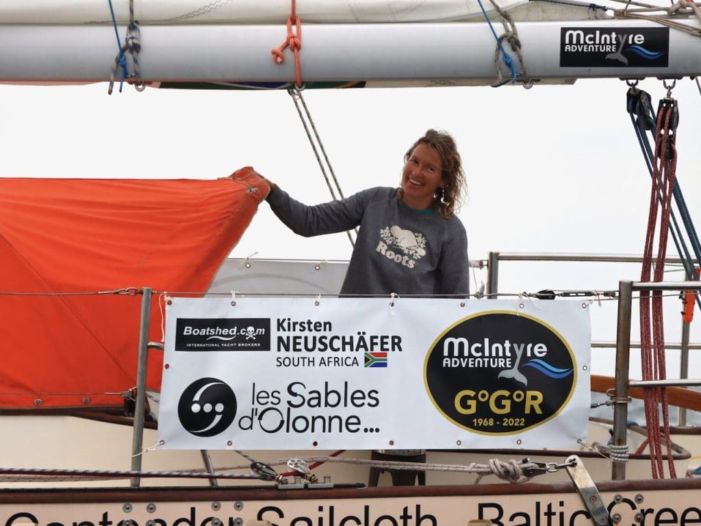 Kirsten Neuschäfer made history by becoming the first woman to win the Golden Globe race, defeating 15 men in the competition. She relied solely on her own instincts, celestial navigation, and her previous training as a sailor. 
