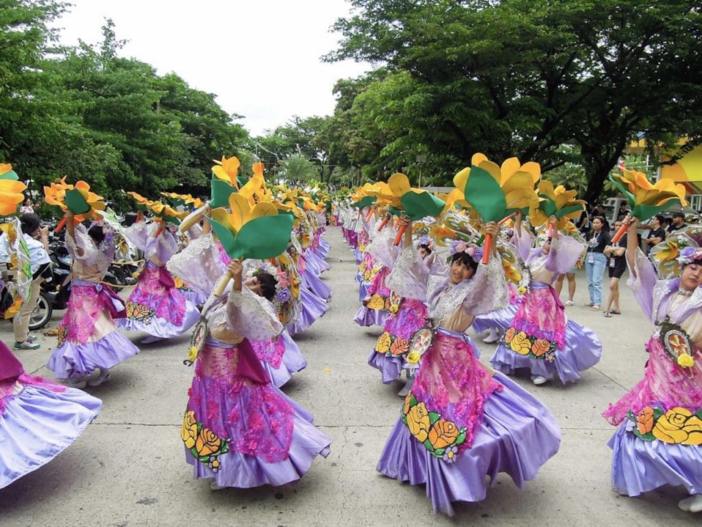 The Aliwan Fiesta in the Philippines highlights the colorful and longstanding traditions of the Filipino people.