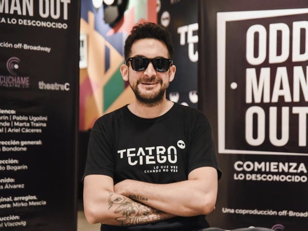 After losing his sight in his teenage years just like his parents, Facundo Bogarin found a way to express himself through acting and directing. He joined Teatro Ciego, or The Blind Theatre, where he directs plays entirely in the dark so that viewers can focus on the sounds and emotions. 