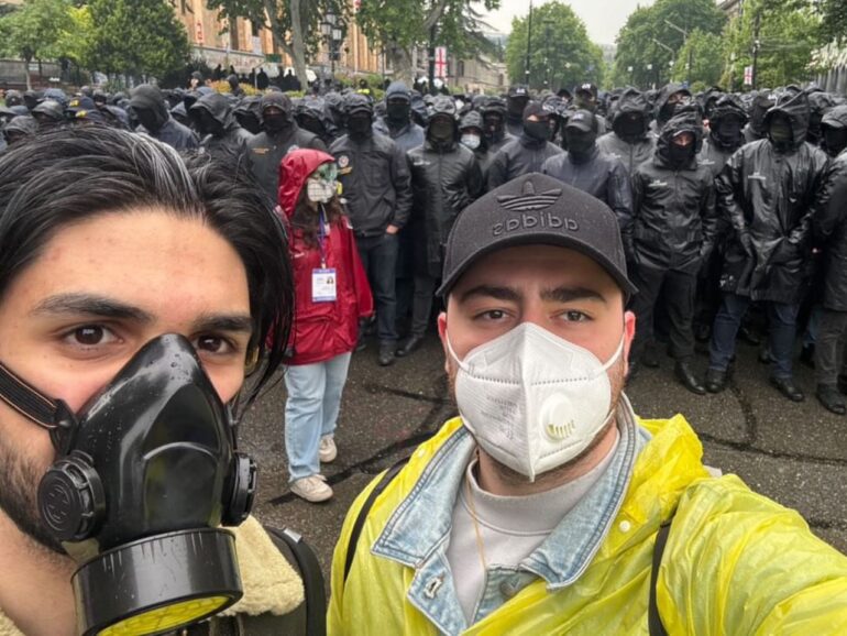 Hundreds of Georgian students join protests against ‘Foreign Agents’ Bill amid police crackdown