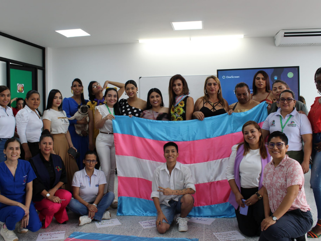 You can simply say that she participated in meetings of Libe Trans, an organization that seeks to defend the rights of trans women in the area, founded by her friend Danna Cuellar. | Photo coutrsy of