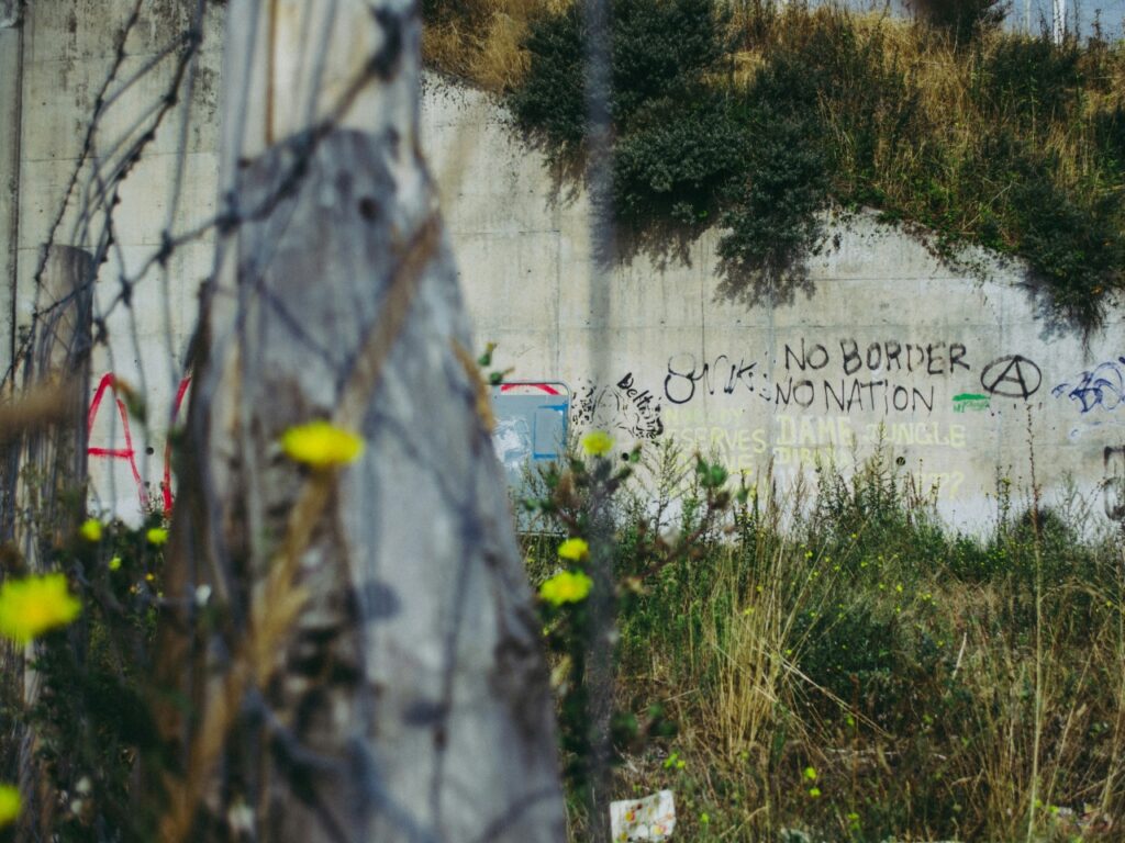 A deserted refugee camp in Calais, France. |  Photo courtesy of 